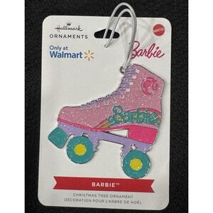 Hallmark Barbie Pink‎ Roller Skate Metal Christmas Ornament NWT Exclusive